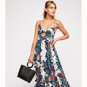 Free People through the vine printed maxi dress